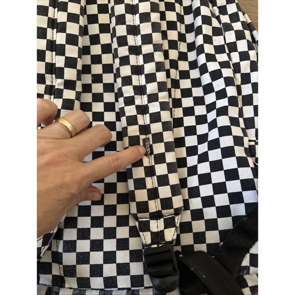 Vintage Rare Vans backpack Black/white Checkered‎ main image 11